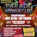 Ayo Datang dan Saksikan Parade Miniatur Dalam Rangka HUT RI Ke 80 Th
